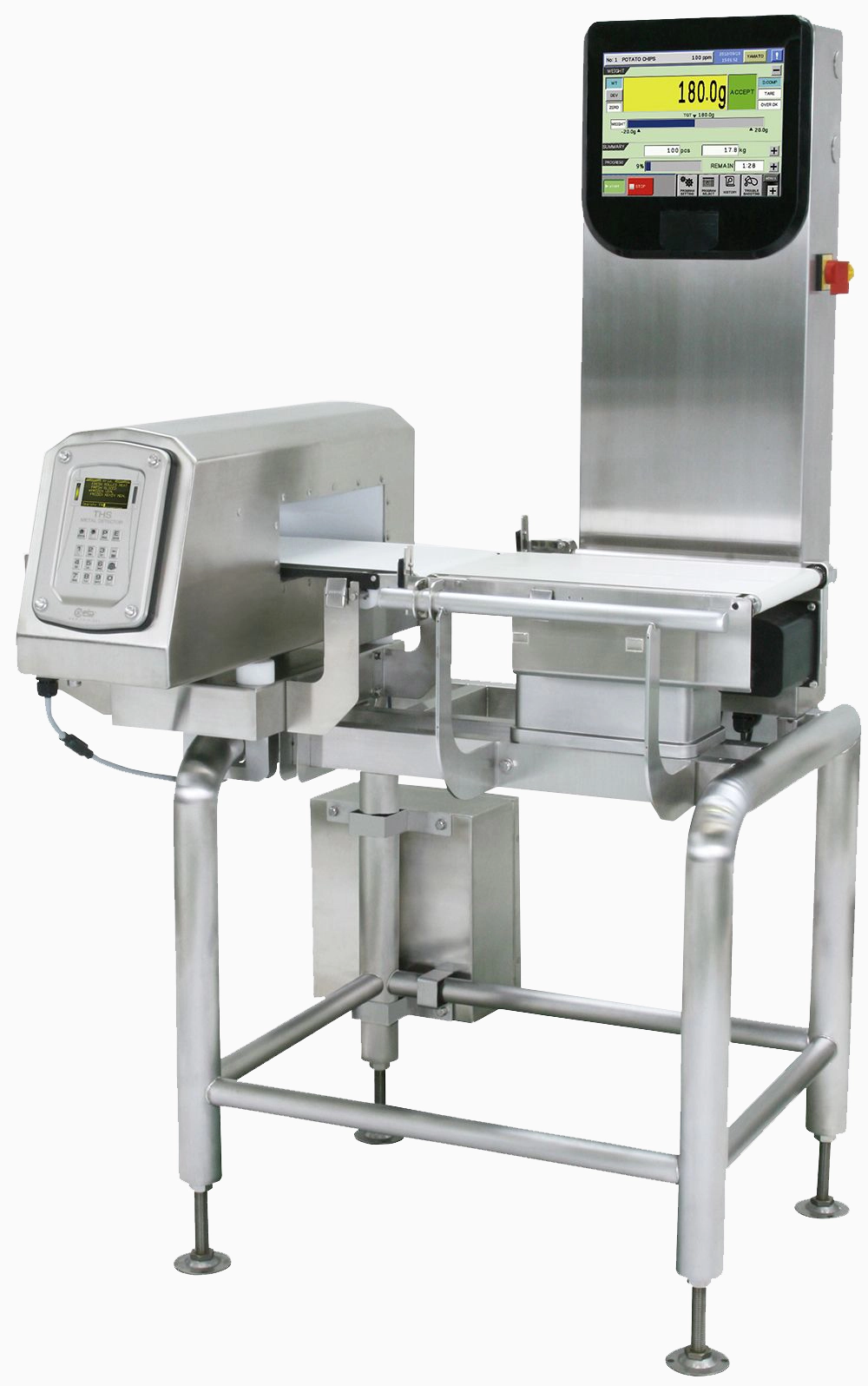 Checkweigher-with-Metal-Detection to guarantee high quality products!